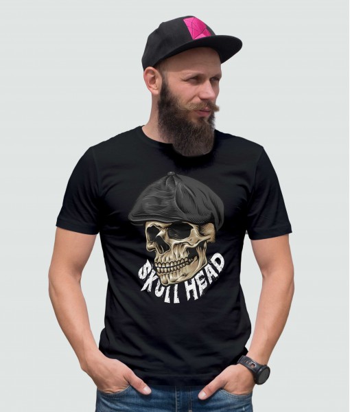 Мъжка тениска с щампа Готика Peaky Blinders skull - TShirtArtShop.com